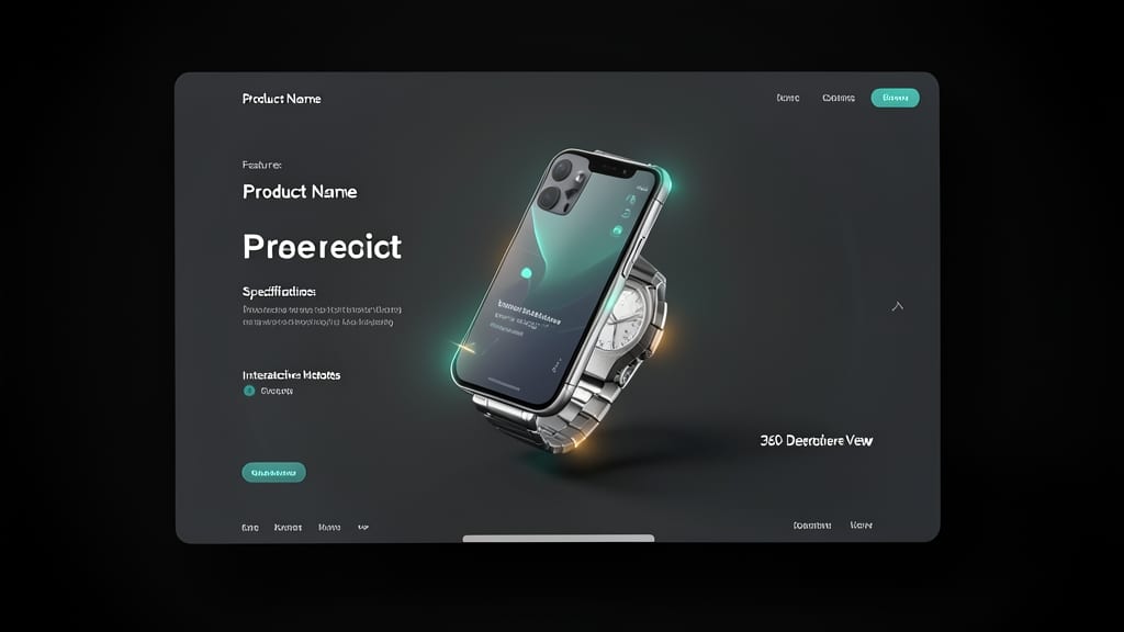 3D Product Showcase Presentation Template