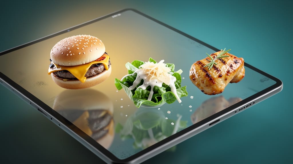 3D Interactive Menu Template