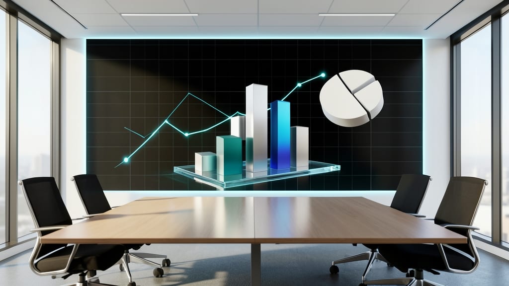 3D Business Infographic Template
