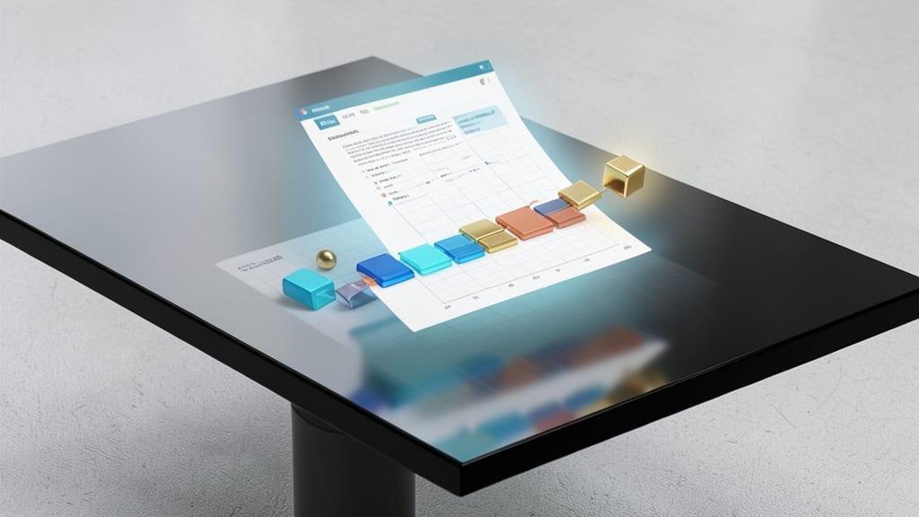 3D Event Planning Timeline Template