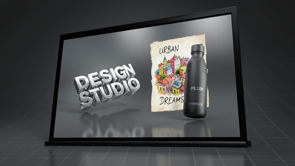 3D Creative Portfolio Showcase