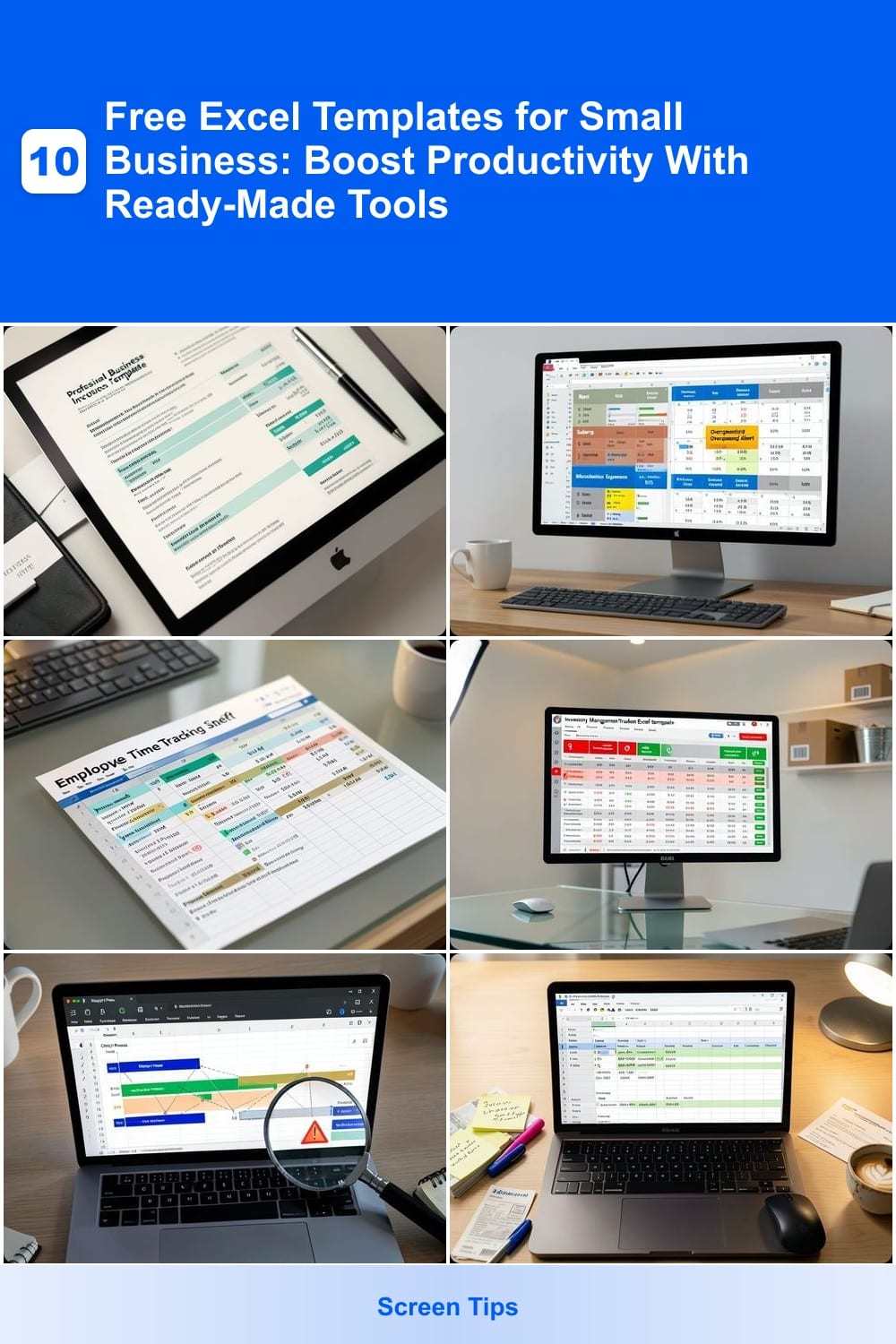 10 Free Excel Templates for Small Business: Boost Productivity With Ready-Made Tools