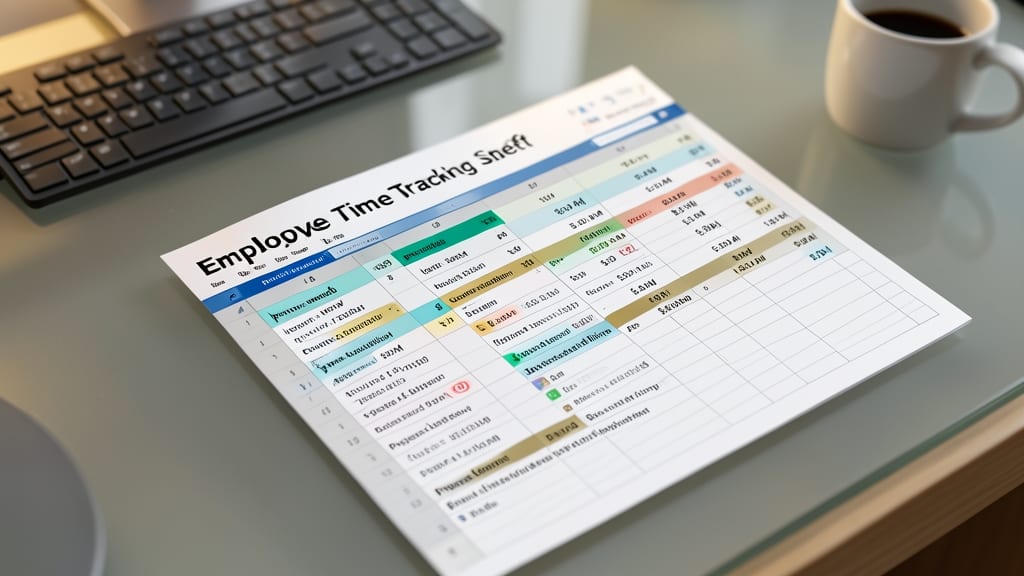 Employee Time Tracking Sheet