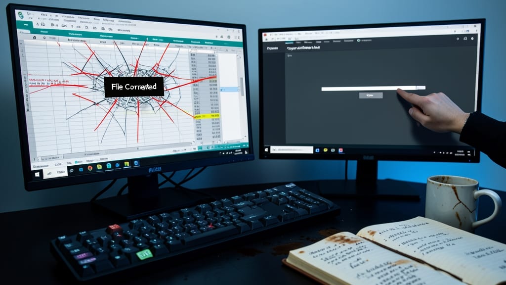 Recovering a Corrupted Excel File Without Losing Data